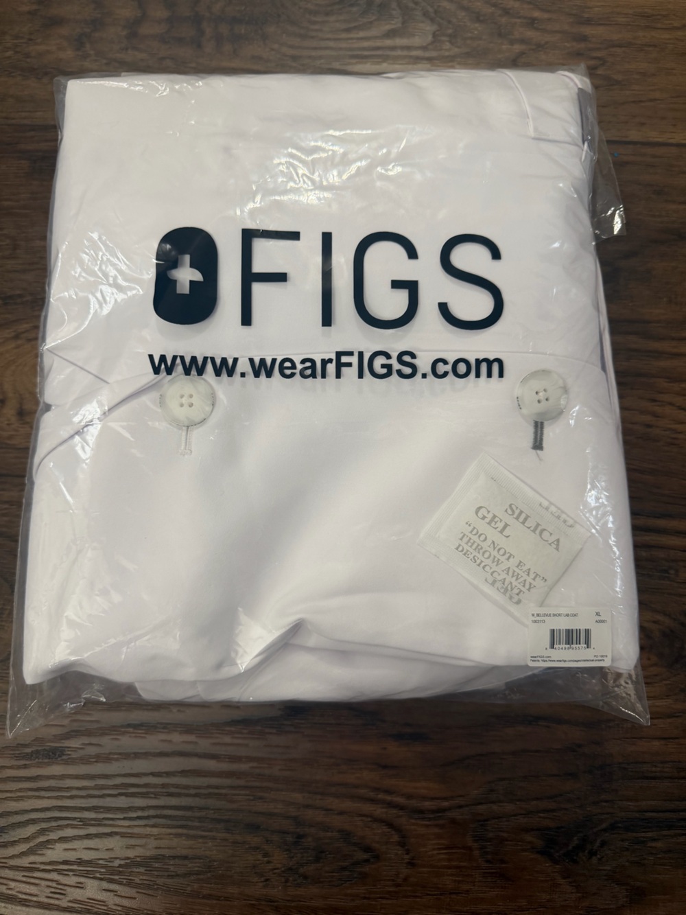 FIGS Womenβs Bellevue Short Lab Coat β White β Size XL β NEW π€π©ββοΈ